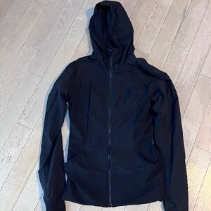 Lululemon Women's In Flux Jacket Black 8 Reversible Full Zip Hood reversible